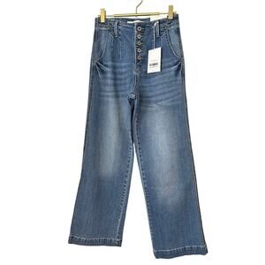 Kancan- Zoelle Ultra High Rise Wide Leg Jeans- 1/24